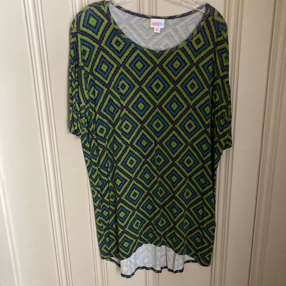 Green Pattern Dress